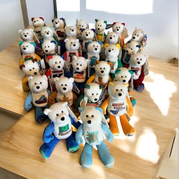 Lot Of 29 Limited Treasures‎ State Coin Bears NWT